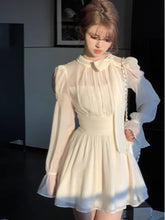 BXOXO party look inspos Elegant Chiffon Dress Women Solid Flare Sleeve Bow O-neck Autumn Spring Korean Style Y2K Evening Party Wedding Robe Vestidos New